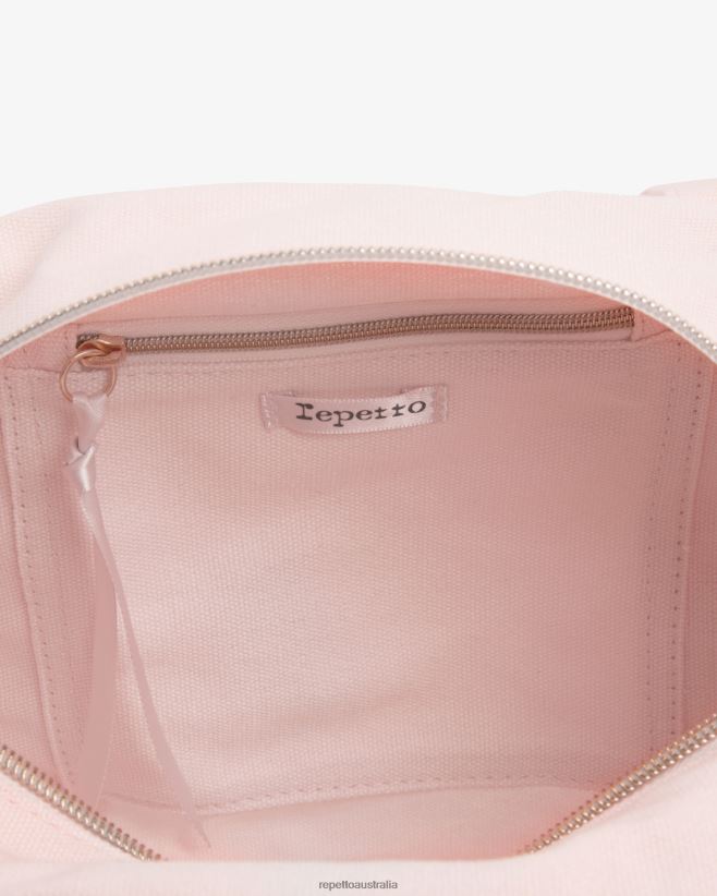 Repetto F4XL771 Kids Cotton Duffle Bag Size S Accessories Pale Pink