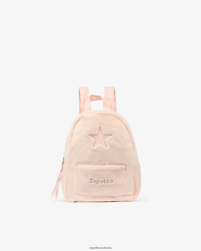 Repetto F4XL777 Kids Star Small Backpack Accessories Chalk Pink