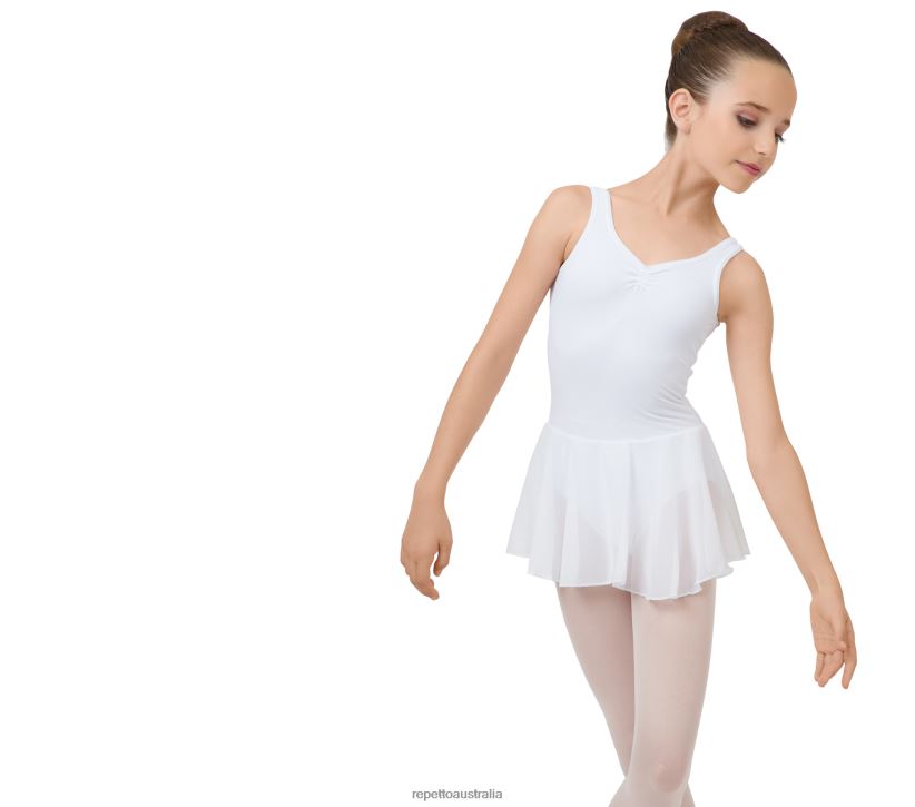 Repetto F4XL661 Kids Gathered Neckline Tunic Clothing Fashion