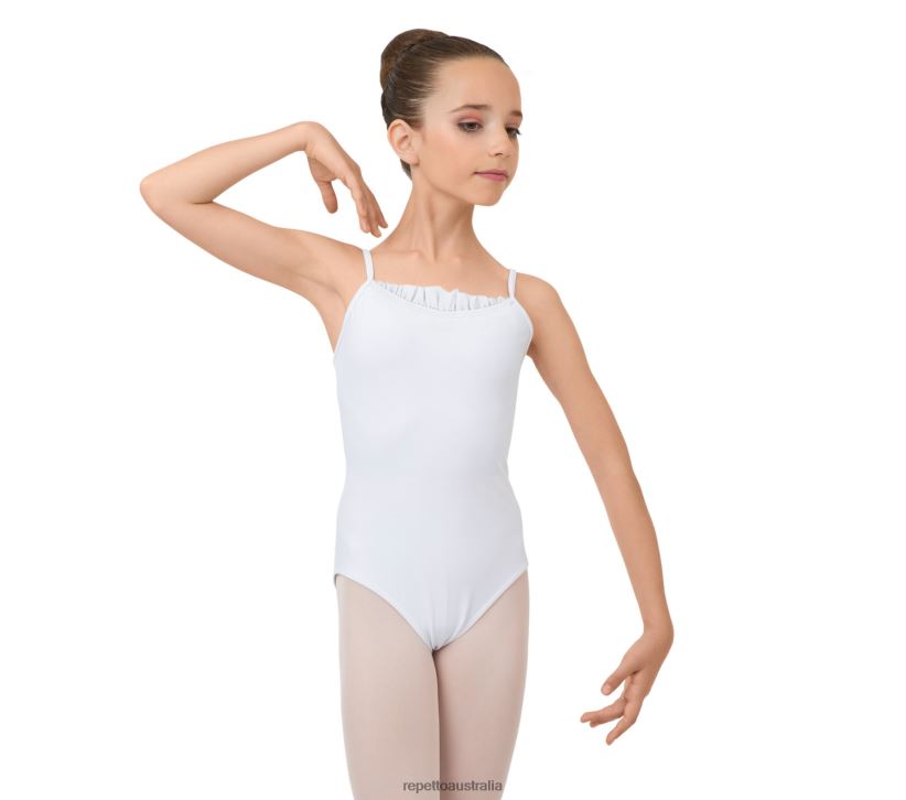 Repetto F4XL662 Kids Thin Straps Fancy Leotard Clothing Fashion