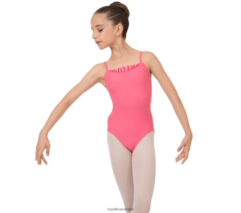 Repetto F4XL679 Kids Thin Straps Fancy Leotard Clothing Fashion