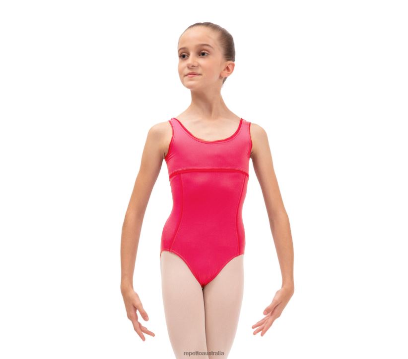 Repetto F4XL683 Kids Leotard With Large Straps Clothing Fashion
