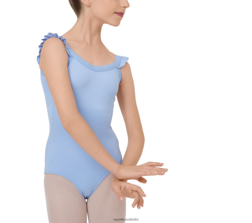 Repetto F4XL719 Kids Elasticaded Straps Leotard Clothing Fashion