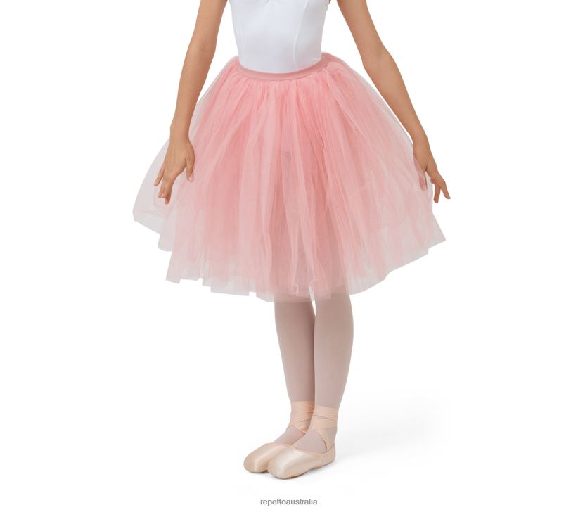 Repetto F4XL736 Kids Long Tulle Skirt Clothing Fashion