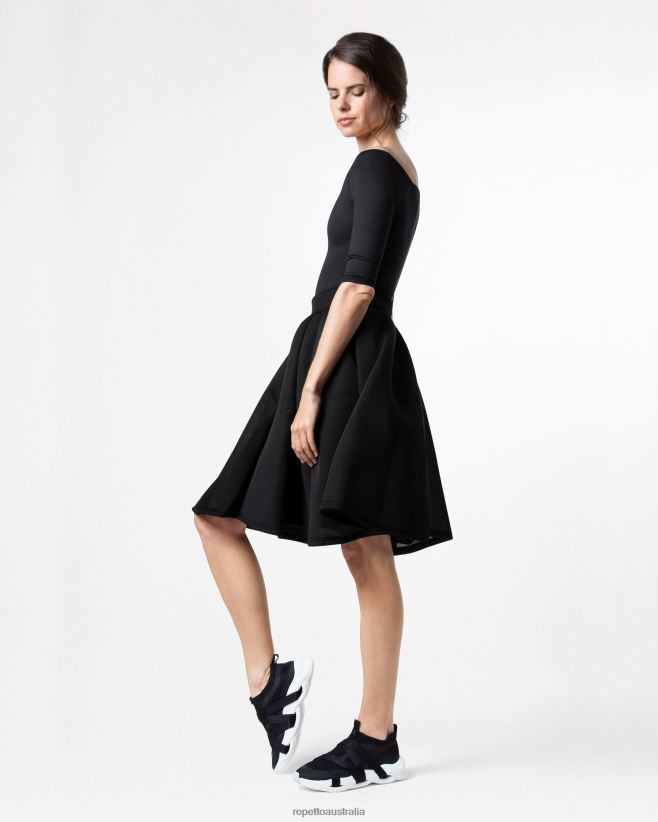 Repetto F4XL393 Women 3D Tutu Skirt Elegance Clothing Black