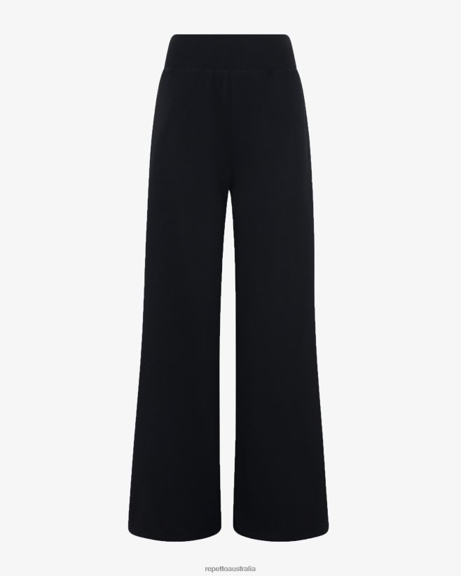 Repetto F4XL370 Women Large Jogging Pants Clothing Black
