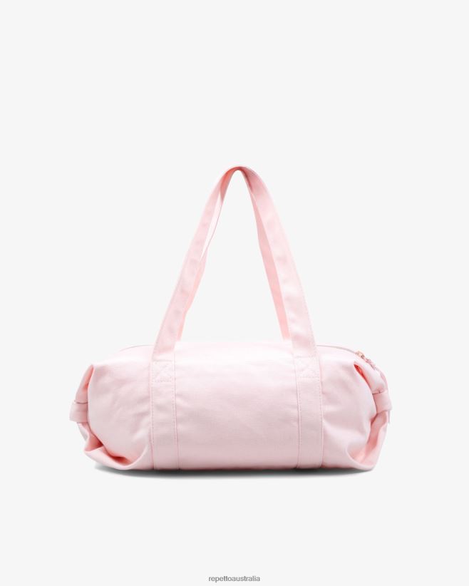 Repetto F4XL400 Women Cotton Duffle Bag Size M Accessories Pale Pink