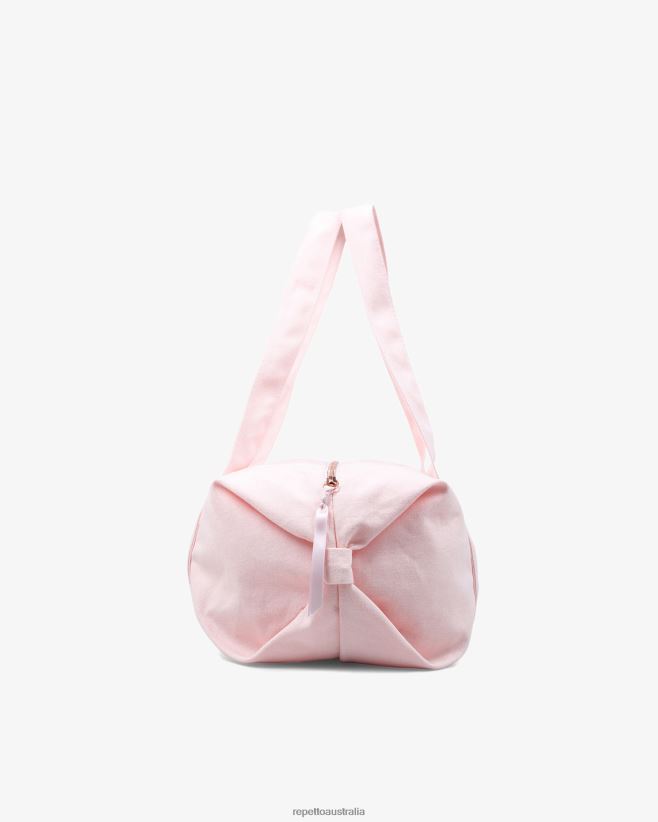 Repetto F4XL400 Women Cotton Duffle Bag Size M Accessories Pale Pink