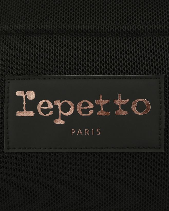 Repetto F4XL409 Women Mesh Duffle Bag Size M Accessories Black