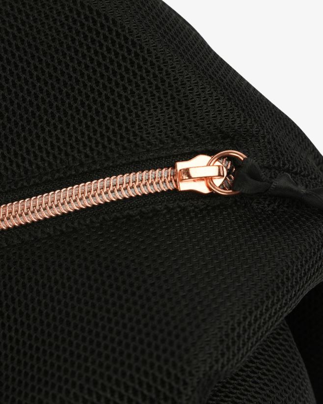 Repetto F4XL409 Women Mesh Duffle Bag Size M Accessories Black