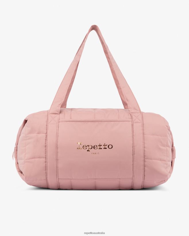 Repetto F4XL411 Women Padded Nylon Duffle Bag Size L Accessories The Pink