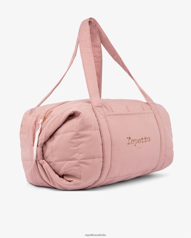 Repetto F4XL411 Women Padded Nylon Duffle Bag Size L Accessories The Pink