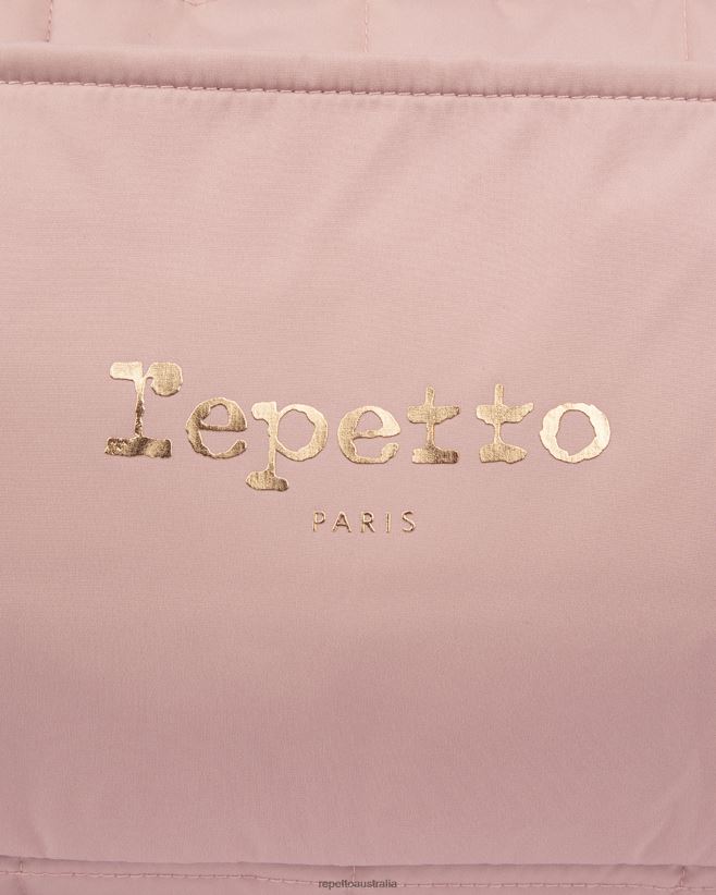 Repetto F4XL411 Women Padded Nylon Duffle Bag Size L Accessories The Pink