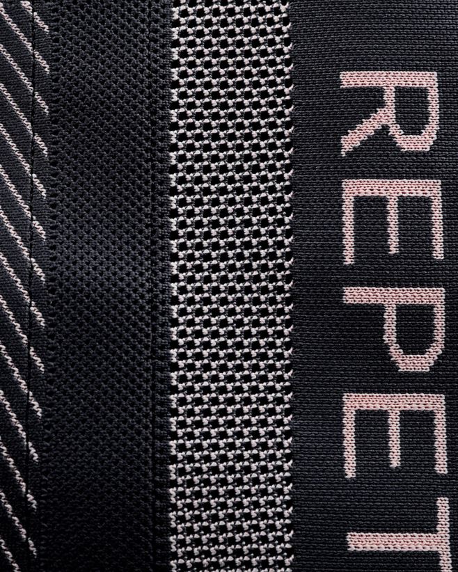 Repetto F4XL422 Women Shopping Bag Accessories Black And Petal Pink