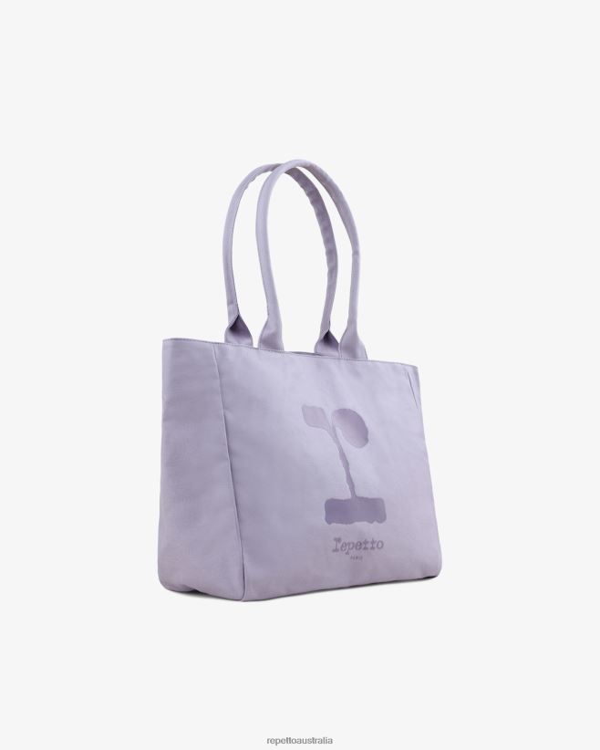 Repetto F4XL424 Women \"R\" Shopping Bag Accessories Misty Purple