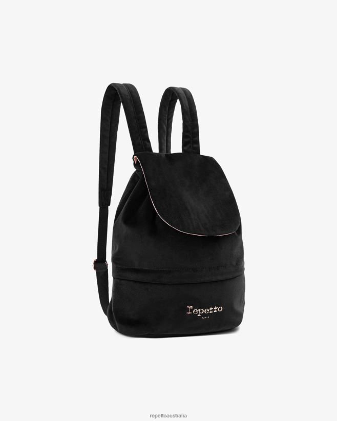Repetto F4XL428 Women Aurore Backpack Accessories Black