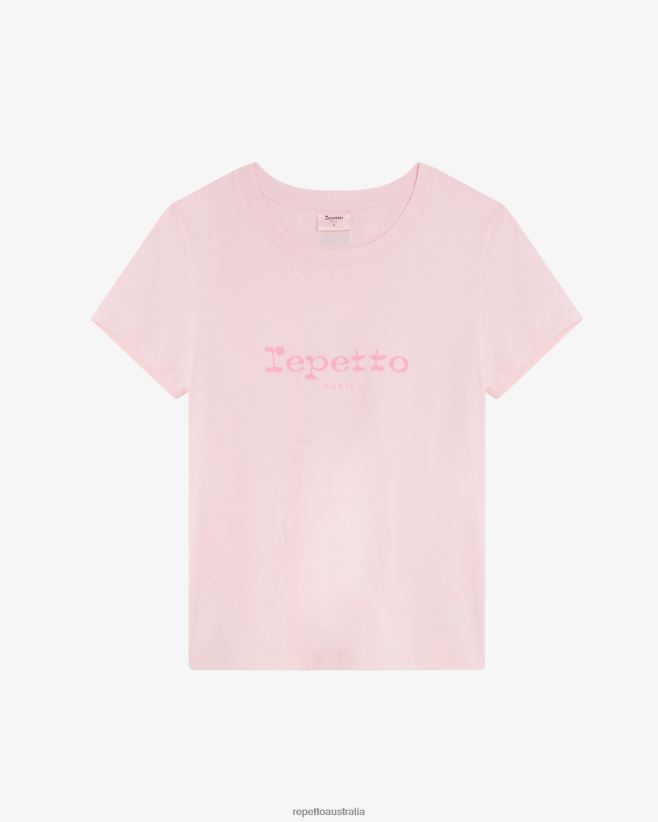 Repetto F4XL312 Women T-Shirt Clothing Iconic Pink