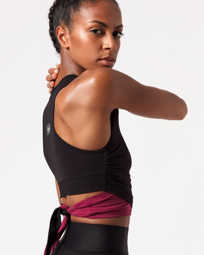 Repetto F4XL317 Women Top To Tie Clothing Black