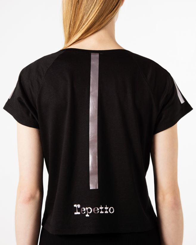 Repetto F4XL335 Women Graphic T-Shirt Clothing Black