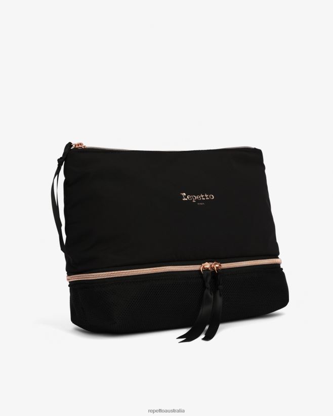 Repetto F4XL629 Women Joy Small Case For Dance Shoes Accessories Black
