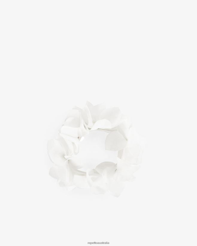 Repetto F4XL632 Women Flower Elastic Accessories White