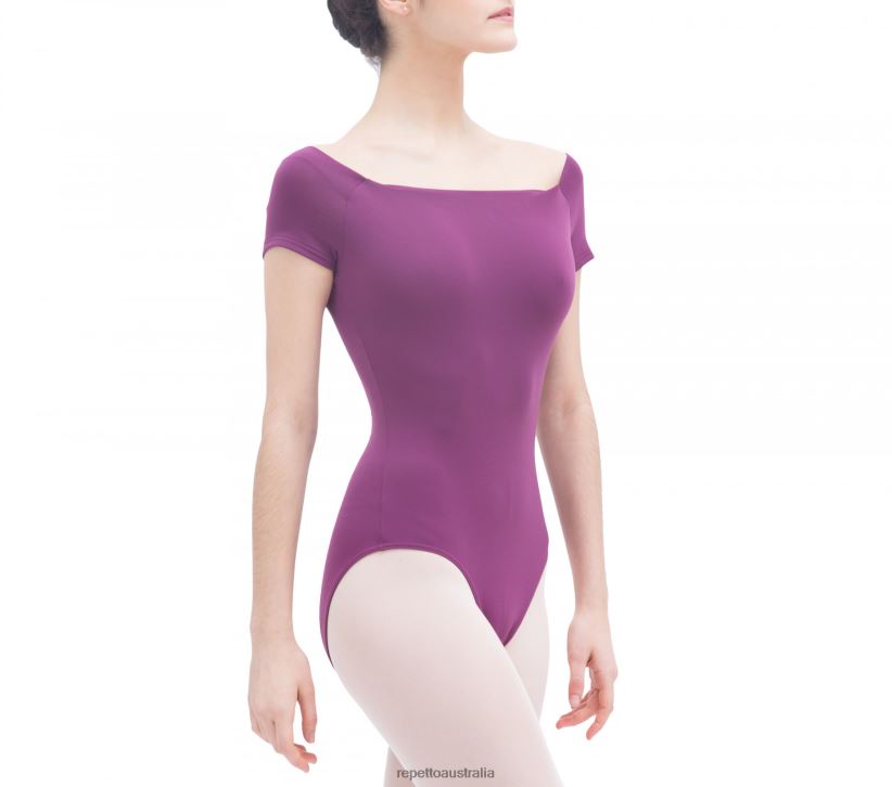 Repetto F4XL457 Women Short Sleeved Leotard Clothing Fashion