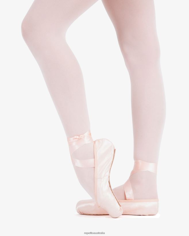 Repetto F4XL580 Women Gamba G93 Pointe Shoes - Narrow Box Medium Sole Footwear Pink