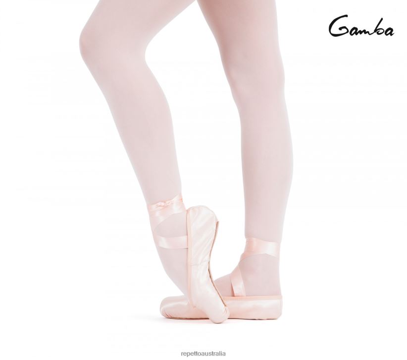 Repetto F4XL582 Women Gamba G93 Pointe Shoes - Large Box Medium Sole Footwear Fashion