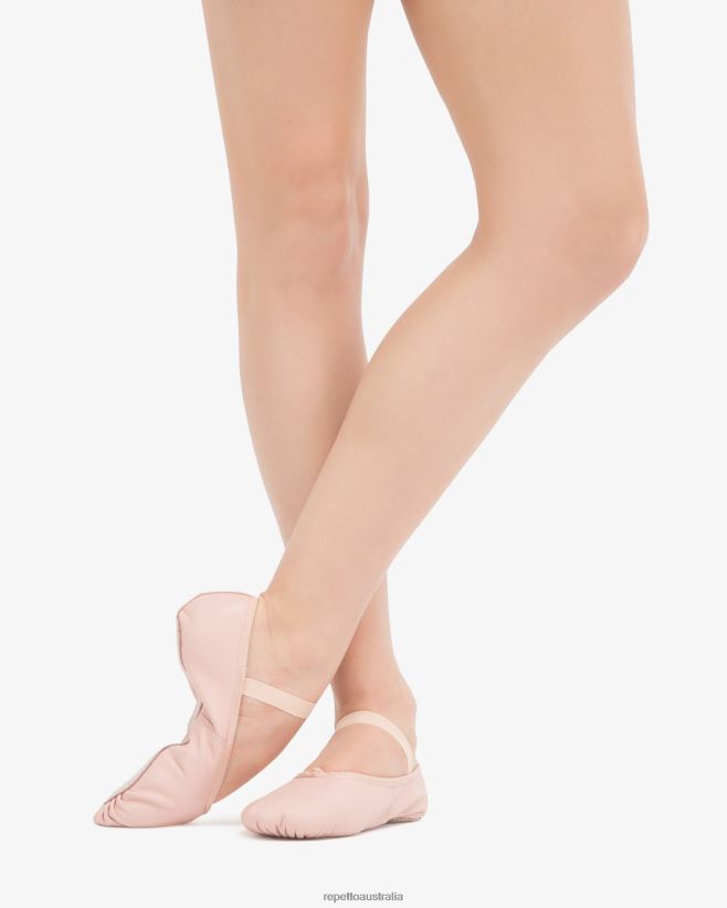 Repetto F4XL587 Women Soft Ballet Shoes With Full Sole Footwear Pale Pink