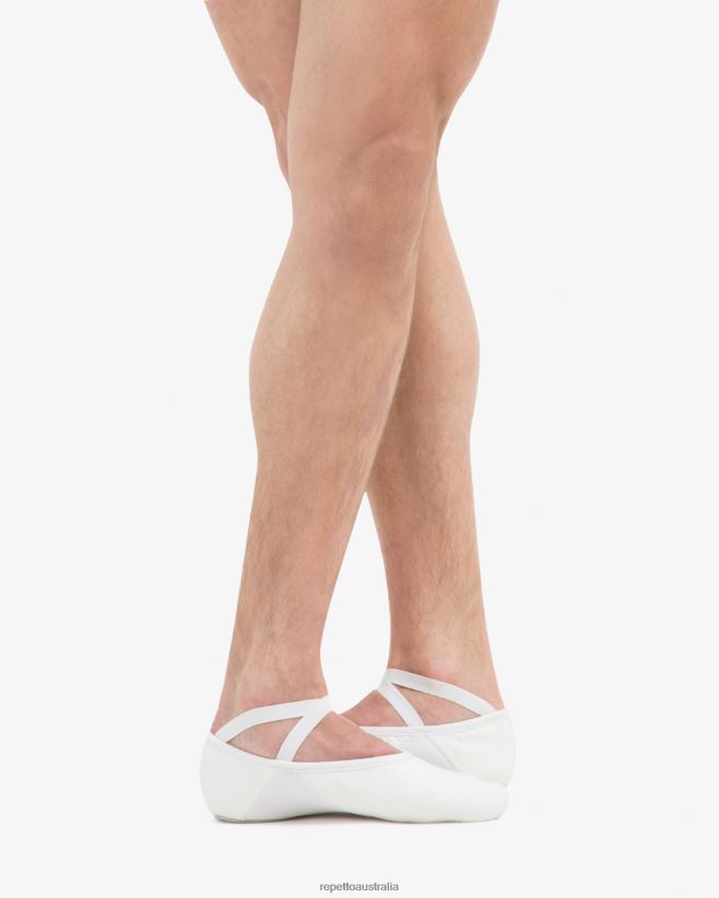 Repetto F4XL602 Women Professional Soft Ballet Shoes With Split Sole (Medium Width) Footwear White