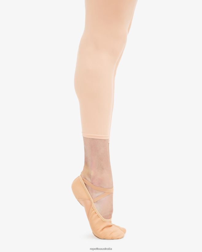 Repetto F4XL605 Women Professional Soft Ballet Shoes With Split Sole (Large Width) Footwear Tan Beige