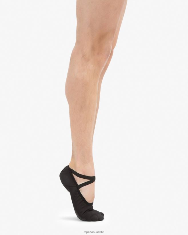 Repetto F4XL607 Women Professional Soft Ballet Shoes With Split Sole (Large Width) Footwear Black