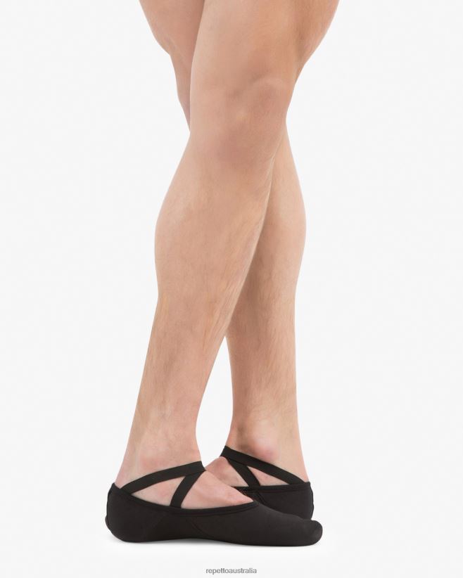 Repetto F4XL607 Women Professional Soft Ballet Shoes With Split Sole (Large Width) Footwear Black