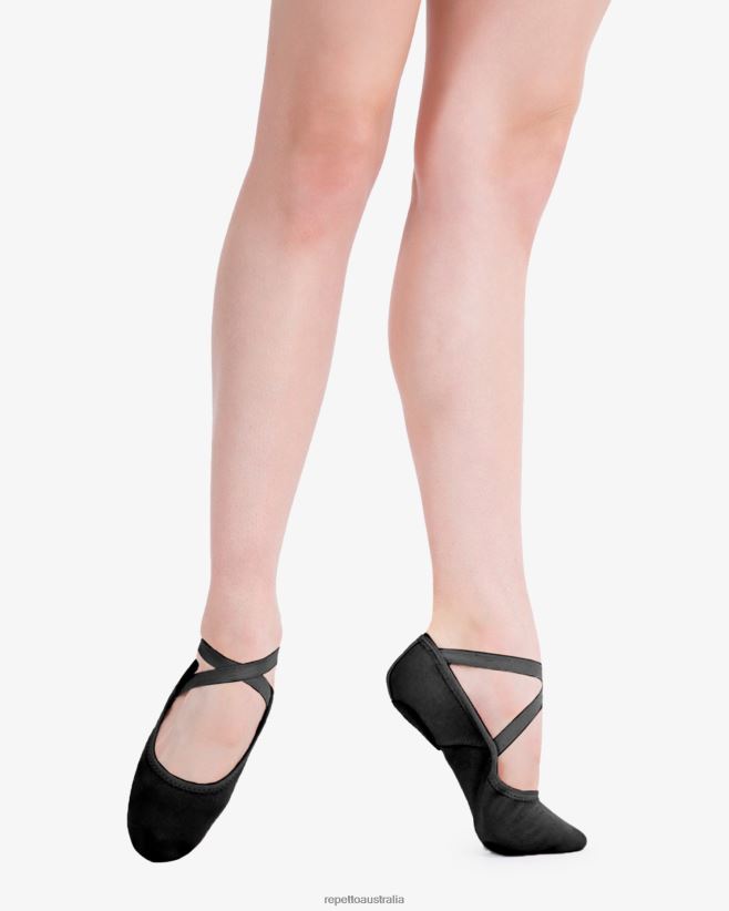 Repetto F4XL609 Women Dance Stretch Ballet Shoe Footwear Black