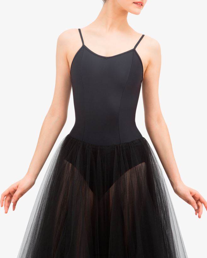 Repetto F4XL495 Women Long Tutu Clothing Black
