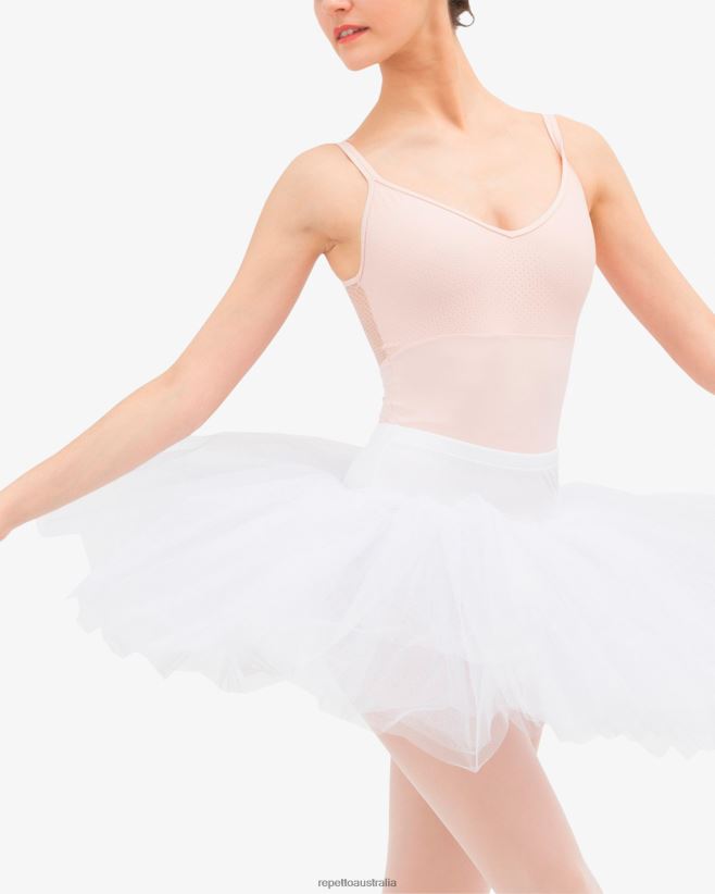 Repetto F4XL497 Women Plateau Tutu Skirt Clothing White
