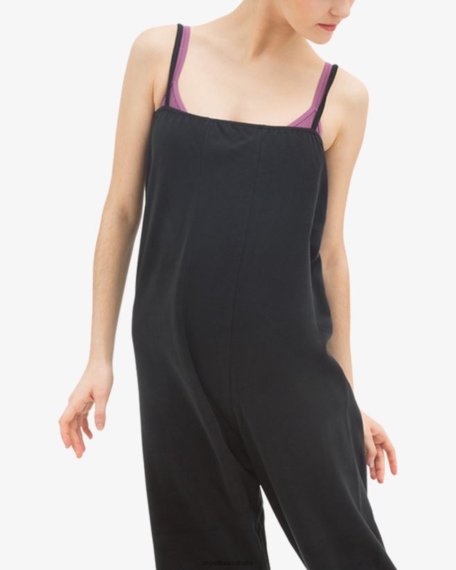 Repetto F4XL531 Women Warm-Up Jumpsuit Clothing Black
