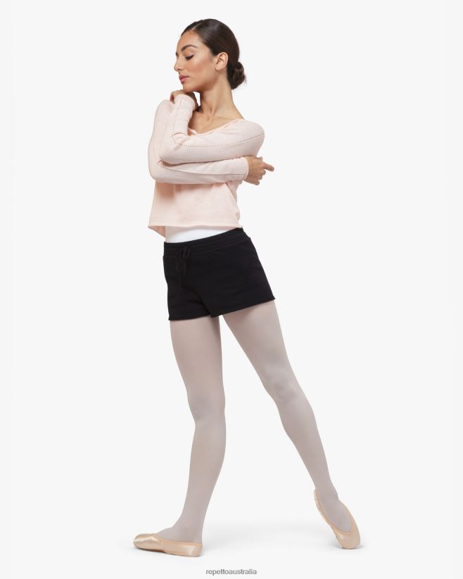 Repetto F4XL533 Women Warm-Up Shorts Clothing Black