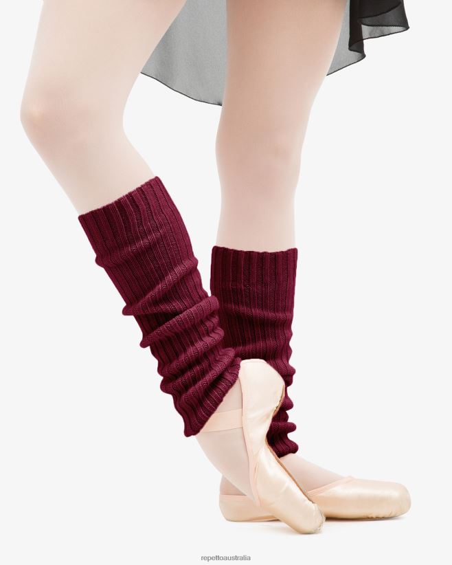 Repetto F4XL541 Women Legwarmers Accessories Garnet-Colored