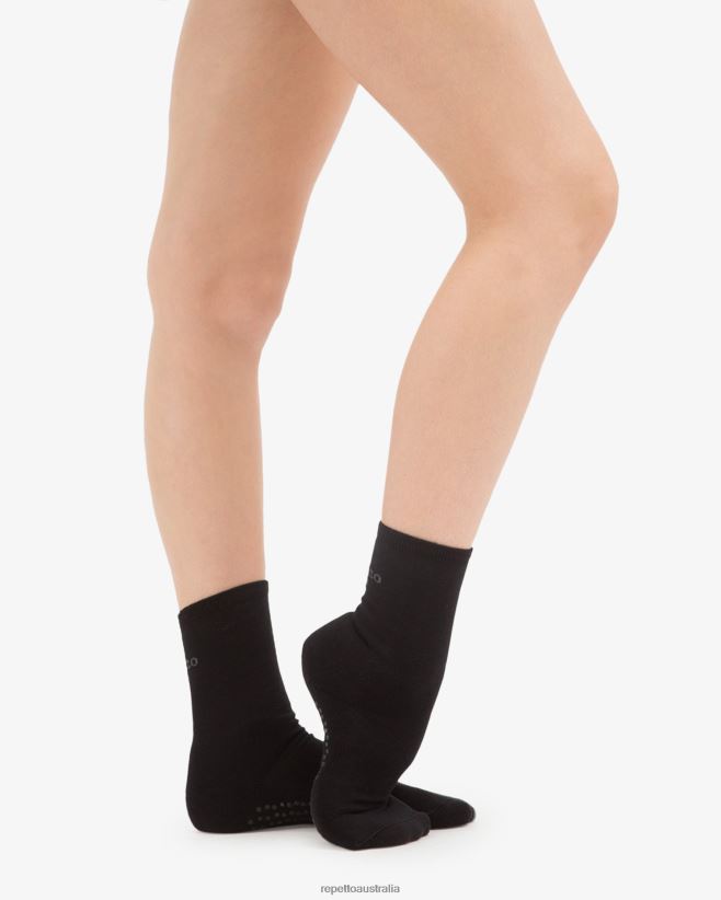 Repetto F4XL545 Women Anti Slippery Socks For Warming Up Accessories Black