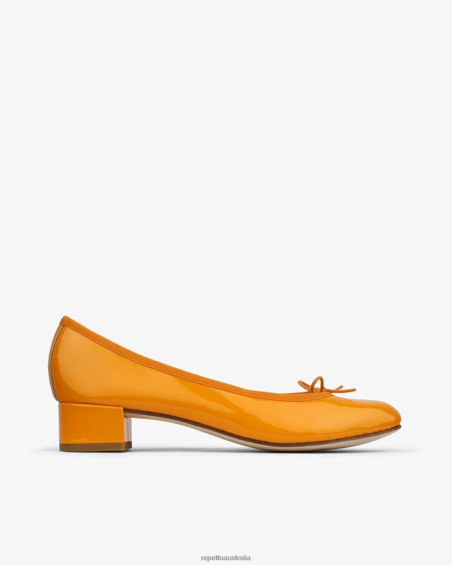 Repetto F4XL132 Women Camille Ballerinas Footwear Marigold Orange