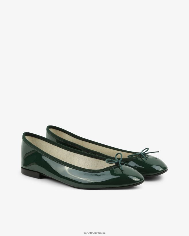 Repetto F4XL134 Women Cendrillon Ballerinas Footwear Deep Forest Green