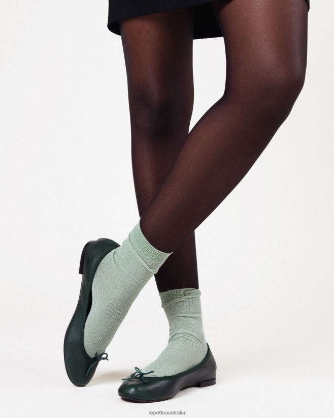 Repetto F4XL135 Women Cendrillon Ballerinas Footwear Deep Forest Green