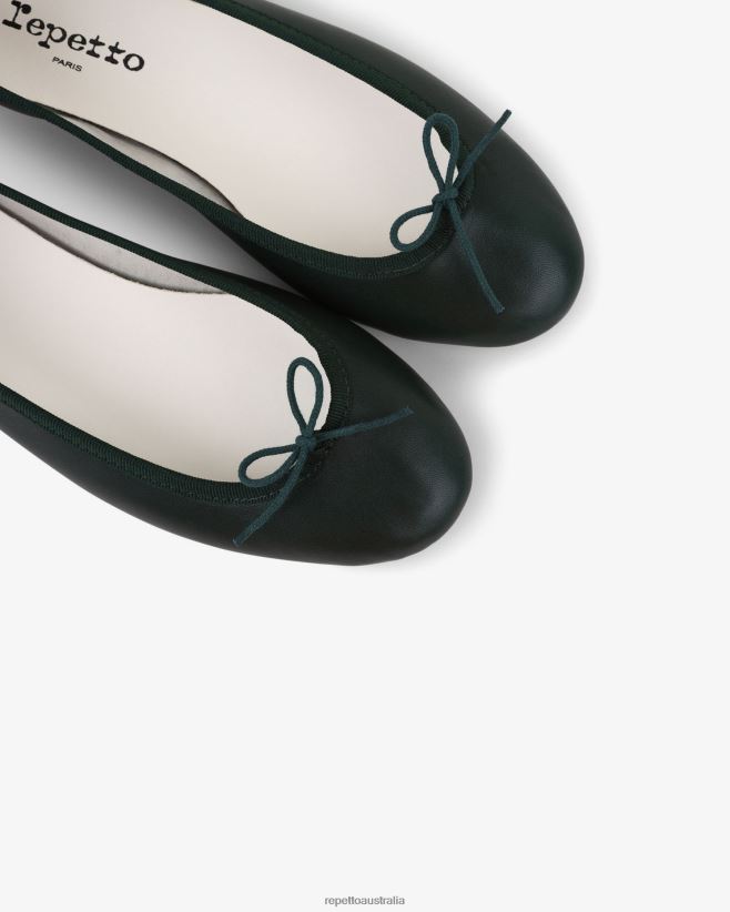 Repetto F4XL135 Women Cendrillon Ballerinas Footwear Deep Forest Green