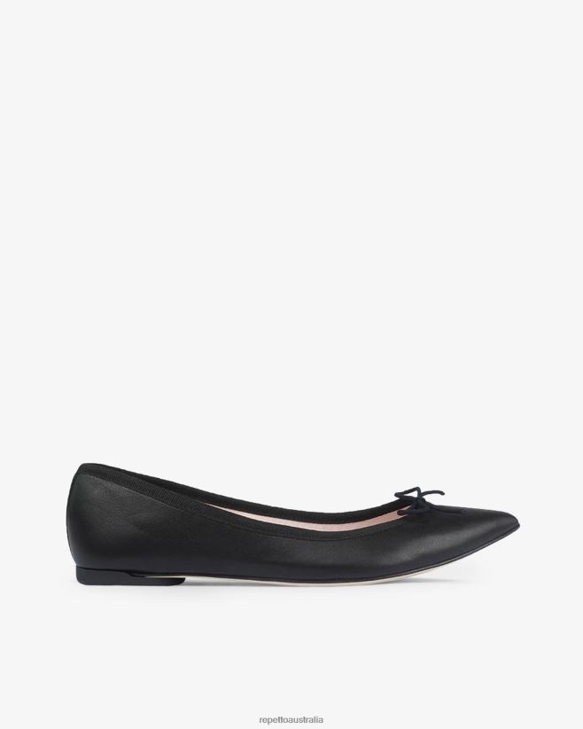 Repetto F4XL142 Women Brigitte Pointy Toe Ballerinas Footwear Black