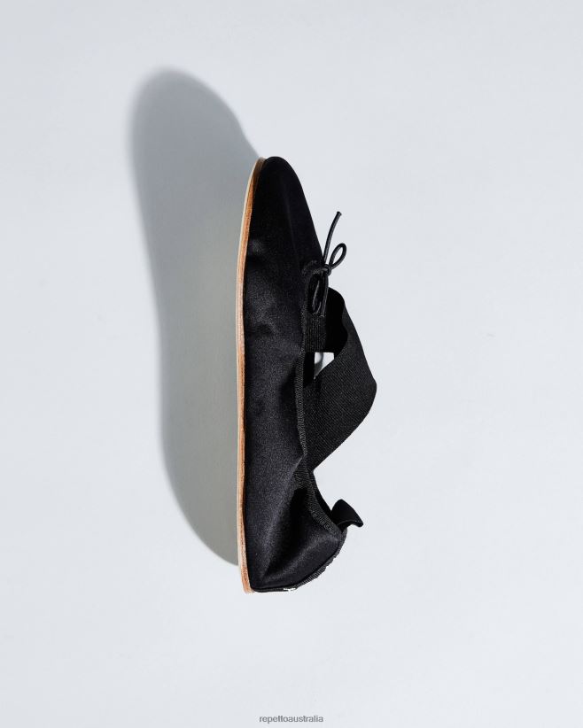 Repetto F4XL19 Women Gianna Ballerinas - Satin Footwear Black