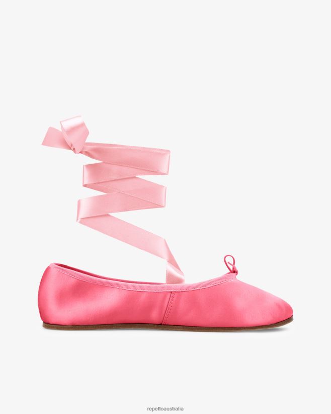 Repetto F4XL42 Women Sophia Ballerinas - Satin Footwear Party Pink