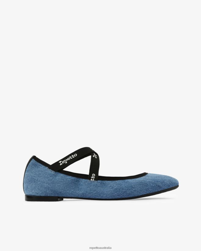 Repetto F4XL65 Women Joana Mary Janes Footwear Everest Blue