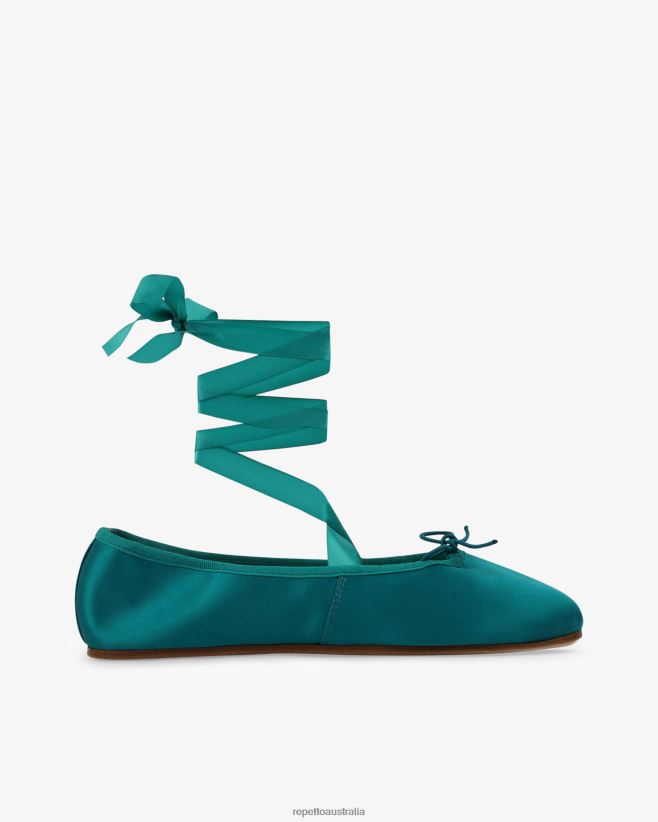 Repetto F4XL69 Women Sophia Ballerinas - Satin Footwear Birdy Blue