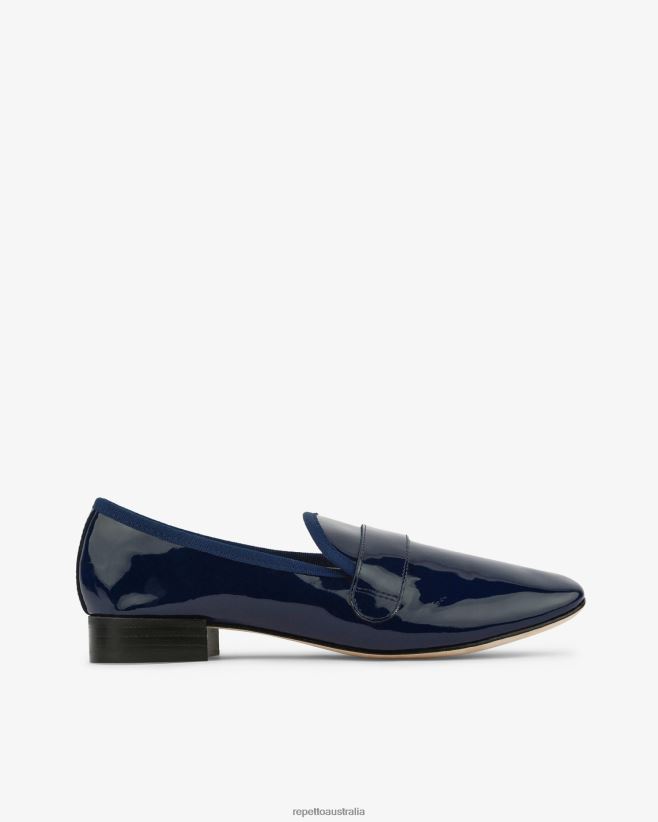 Repetto F4XL228 Women Michael Loafers Footwear Navy Blue